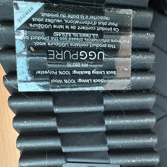 UGG Black Ankle Boots Wool Lining 💜 Super Cozy 💜 - Picture 6 of 12